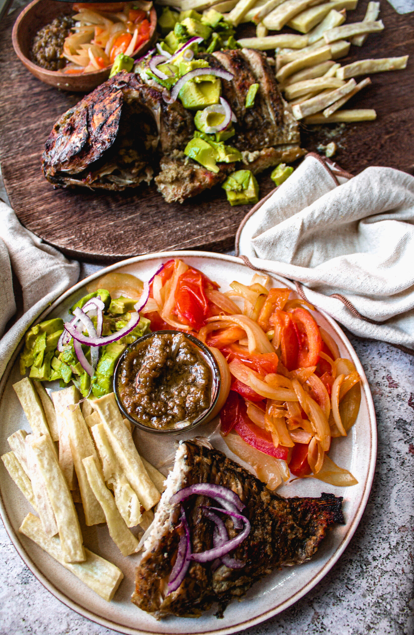 Baked Yam Fries & Tilapia Meal_Best Body Africa